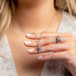 Royal Clogau® Oak Silver Pendant -Clogau 3SROKDP 2