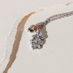 Royal Clogau® Oak Silver Pendant -Clogau 3SROKDP 3