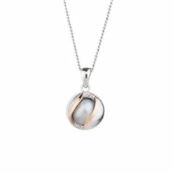 Salacia Silver And Pearl Oyster Pendant