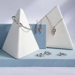 Pistyll Rhaeadr Silver Drop Earrings -Clogau 3SSWF0343 3