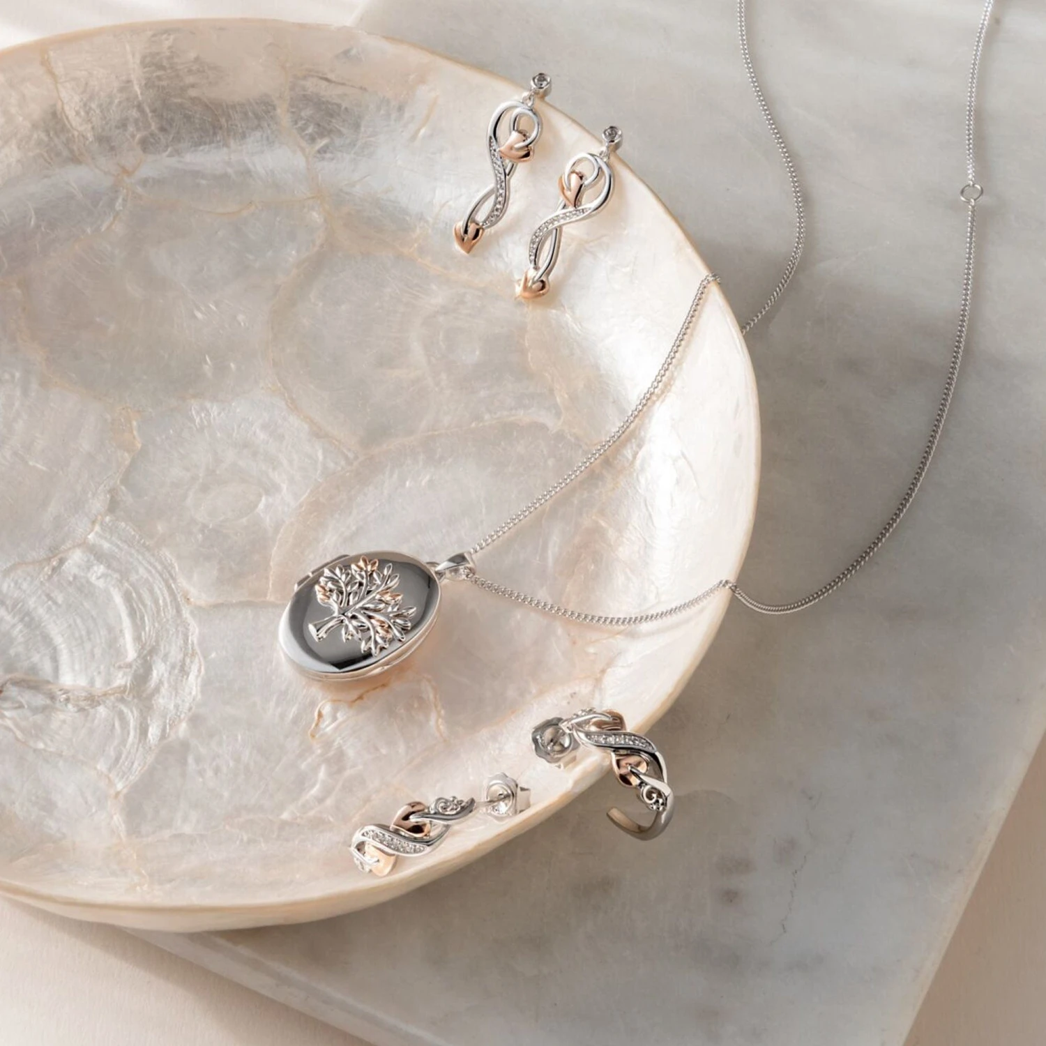 Tree Of Life® Silver Vine Drop Earrings 5 Tree Of Life® Silver Vine Drop Earrings - Image 3