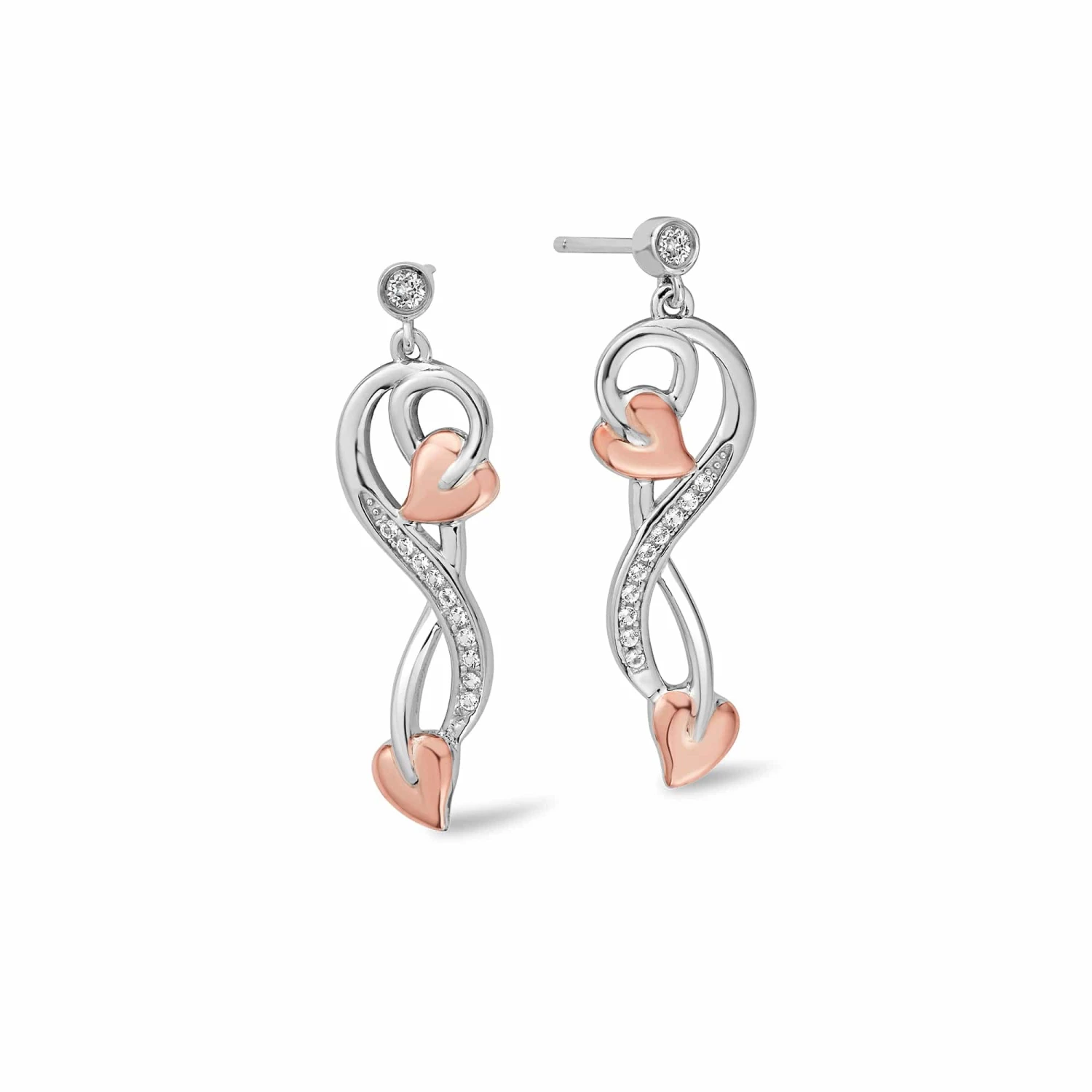 Tree Of Life® Silver Vine Drop Earrings 3 Tree Of Life® Silver Vine Drop Earrings