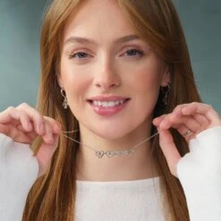 Tree Of Life® Heart Silver Necklace 10 Tree Of Life® Heart Silver Necklace -Clogau 3STOL0623