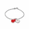 WRU Welsh Heart Silver Bracelet 2 WRU Welsh Heart Silver Bracelet -Clogau 3SWRU0659