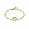 Clogau® Kiss Gold And Diamond Heart Bracelet -Clogau CGKDBR