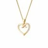 Clogau® Kiss Gold And Diamond Pendant