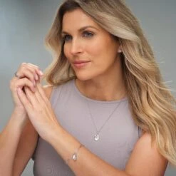 Forget Me Not Silver Bracelet 7 Forget Me Not Silver Bracelet -Clogau ForgetmeNot Collection