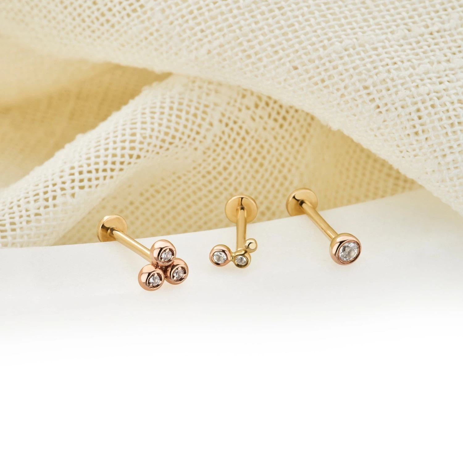 Clogau® Celebration Gold And Laboratory-Created Diamond Bubbles Piercing Stud 5 Clogau® Celebration Gold And Laboratory-Created Diamond Bubbles Piercing Stud - Image 3
