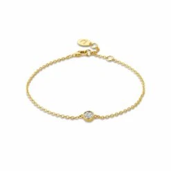Clogau® Celebration Gold And Laboratory-Created Diamond Bracelet