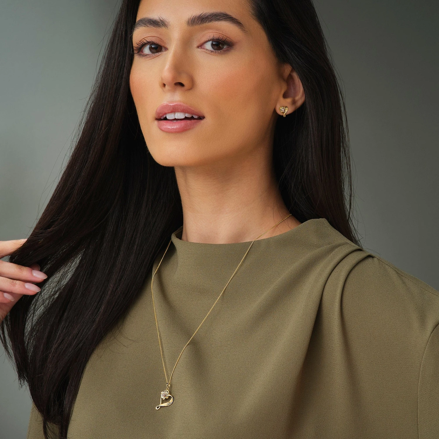 St David's Daffodil Gold And Diamond Stud Earrings 4 St David's Daffodil Gold And Diamond Stud Earrings - Image 2