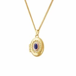Princess Diana Gold, Sapphire And Diamond Locket