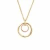 Ripples Gold And Diamond Pendant