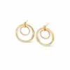 Ripples Gold And Diamond Earrings