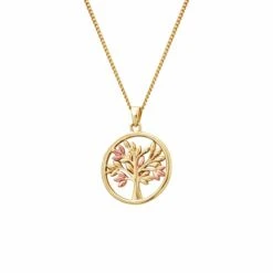 Tree Of LifeĀ® Gold Circle Pendant