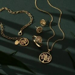 Tree Of Life® Gold Circle Stud Earrings -Clogau GTOL0017 4 62ab3c35 98b6 47c4 835d 97eaa4dc349e