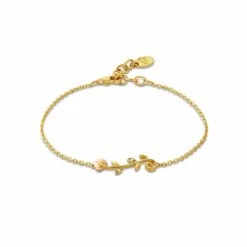Vine Of Life Gold And Diamond Bracelet