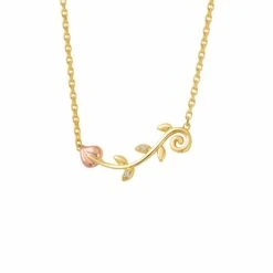 Vine Of Life Gold And Diamond Necklace