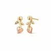 Vine Of Life Gold And Diamond Stud Earrings 1 Vine Of Life Gold And Diamond Stud Earrings -Clogau GTOL0056