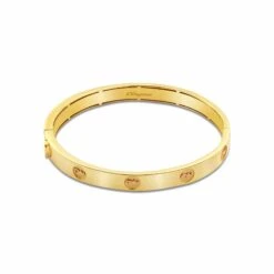 Tree Of Life® Insignia Gold Bangle (16.5cm)
