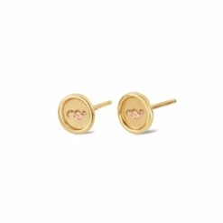 Clogau 45 Tree Of Life® Insignia Gold Stud Earrings