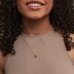 Honey Bee Gold And Citrine Pendant -Clogau HNBCP 2