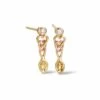 Lovespoons Gold And Diamond Drop Earrings -Clogau LSDE1