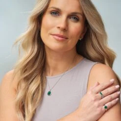 Reflections Of Padarn Silver And Malachite Circular Ring 7 Reflections Of Padarn Silver And Malachite Circular Ring -Clogau Padarn Collection