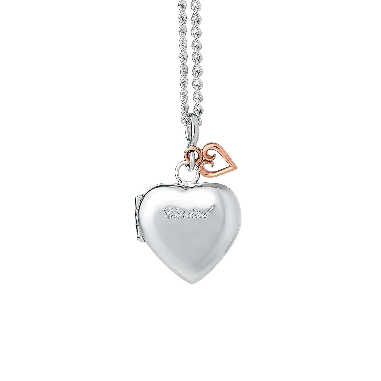 Cariad® Silver Heart Locket 3 Cariad® Silver Heart Locket