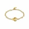 Tree Of Life® Insignia Gold Linked Ring Bracelet 1 Tree Of Life® Insignia Gold Linked Ring Bracelet -Clogau TOLMNBR