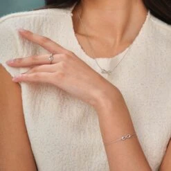 Tree Of Life® Infinity Silver Bracelet -Clogau TOL Infinity Collection 1